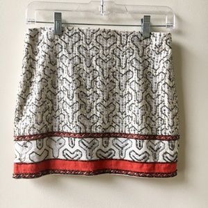 MOVING SALE! Zara Trafaluc beaded mini skirt